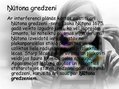 Prezentācija 'Interference plānās kārtiņās, dzidrinātā optika', 14.