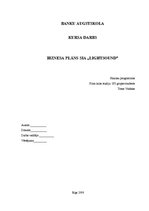 Biznesa plāns 'Biznesa plāns SIA "Lightsound"', 1.