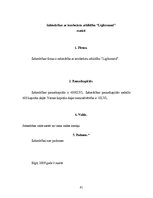 Biznesa plāns 'Biznesa plāns SIA "Lightsound"', 61.