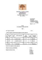 Paraugs 'Akta paraugs', 1.