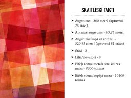 Prezentācija 'Eifeļa torņa un Rīgas radio un televīzijas torņa skaitliskais salīdzinājums', 3.