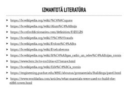 Prezentācija 'Eifeļa torņa un Rīgas radio un televīzijas torņa skaitliskais salīdzinājums', 13.