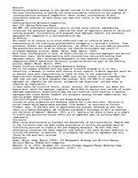 Eseja 'Counterproductive Workplace Competition Part III: Making Technique Paper ', 1.