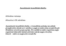 Konspekts 'Jaundzimušo hemolītiskā slimība', 1.