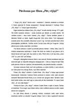 Referāts 'Pārdomas par darbu "Pūt, vējiņi"', 1.