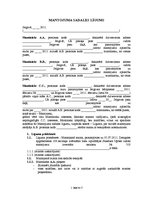 Paraugs 'Mantojuma sadales līgums', 1.