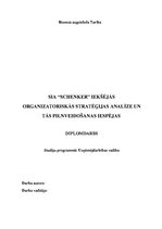 Diplomdarbs 'SIA "Schenker" iekšējās organizatoriskās stratēģijas analīze un tās pilnveidošan', 1.