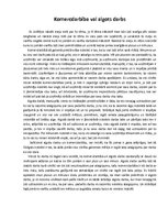 Eseja 'Komercdarbība vai algots darbs', 1.