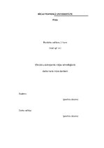 Konspekts 'Divstāvu dzīvojamās mājas tehnoloģiskā darba karte mūra darbiem', 1.