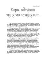 Eseja 'Kāpēc cilvēkam vajag vai nevajag suni?', 1.