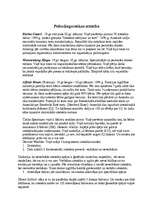 Konspekts 'Psiholoģijas vēsture', 1.