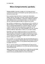 Eseja 'Mana temperamenta apraksts', 1.