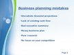 Prezentācija 'Business Planning Mistakes', 5.