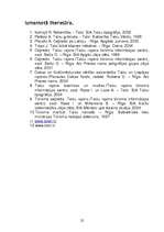 Referāts 'Tūrisma attīstības iespējas Talsos', 22.