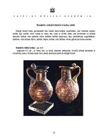 Konspekts 'Romiešu sadzīvē lietoto stikla trauku tipoloģija, funkcija, forma, darināšanas t', 7.
