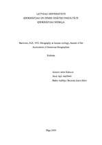 Konspekts 'Ģeogrāfija kā cilvēka ekoloģija', 1.