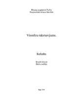 Konspekts 'Viesnīcu raksturojums', 1.