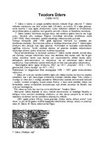 Konspekts 'Teodors Ūders', 1.