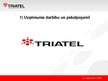 Prezentācija 'Mārketinga plāns SIA "Triatel"', 3.