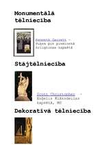 Konspekts 'Tēlotājmākslas veidi', 20.