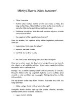 Konspekts 'Mārtiņš Zīverts "Kāds, kura nav"', 1.