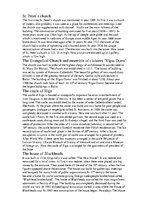 Konspekts 'St. Peter`s Church, the Evangelical Church and Ensemble of Cloisters "Rīgas Doms', 1.