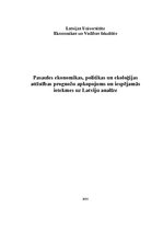 Referāts 'Pasaules ekonomikas, politikas un ekoloģijas attīstības prognožu apkopojums un i', 1.