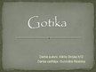 Prezentācija 'Gotika', 1.