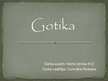 Prezentācija 'Gotika', 1.