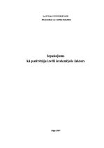 Referāts 'Iepakojums kā patērētāja izvēli ietekmējošs faktors', 1.