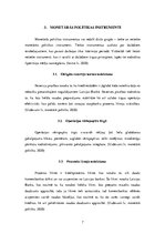 Referāts 'Latvijas monetārās politikas izvērtējums', 7.