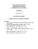 Konspekts 'Efektīgas starppersonu komunikācijas priekšnosacījumi', 1.