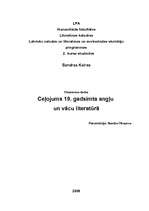 Referāts 'Ceļojums 19.gs. angļu un vācu literatūrā ', 1.