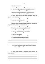 Diplomdarbs 'Pamatnosacījumi pirmsskolēna veiksmīgai mācību darbības uzsākšanai skolā', 75.