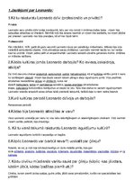 Konspekts 'Leonardo da Vinči', 1.