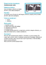 Konspekts 'Trīs eksperimenti ķīmijā', 2.