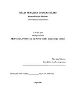 Referāts 'SEB bankas, Swedbank un Parex bankas mājas lapu analīze', 1.