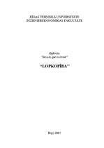 Referāts 'Lopkopība', 1.