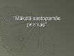 Prezentācija 'Mākslā sastopamās prizmas', 1.