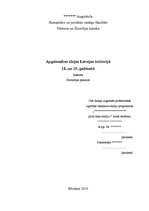 Referāts 'Apgaismības idejas Latvijas teritorijā 18. un 19.gadsimtā', 1.