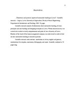 Referāts 'Ilgtspējīgas būvniecības teorētiskie un praktiskie aspekti Latvijā', 3.