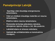 Referāts 'Ilgtspējīgas būvniecības teorētiskie un praktiskie aspekti Latvijā', 43.