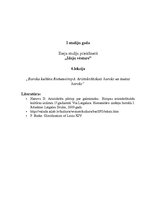 Eseja 'Baroka kultūra Rietumeiropā. Aristokrātiskais baroks un tautas baroks', 1.