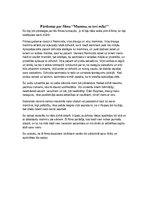 Eseja 'Pārdomas par filmu "Mammu, es tevi mīlu"', 1.