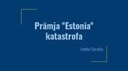 Prezentācija 'Prāmja "Estonia" katastrofa', 1.