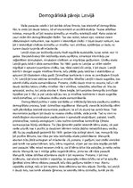 Konspekts 'Demogrāfiskā pāreja Latvijā', 1.