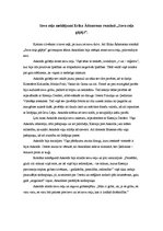 Eseja 'Eriks Ādamsons "Sava ceļa gājējs"', 1.