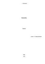 Referāts 'Romānika', 1.