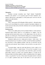 Eseja 'Novērošanas analīze psiholoģijā', 1.