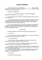 Paraugs 'License Agreement', 1.